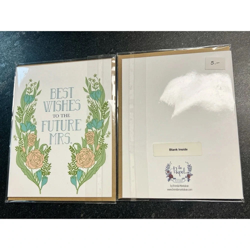 Mixed Lot 21 Boutique Greeting Cards – De Papel Studio/Brenda Montalvan Holidays